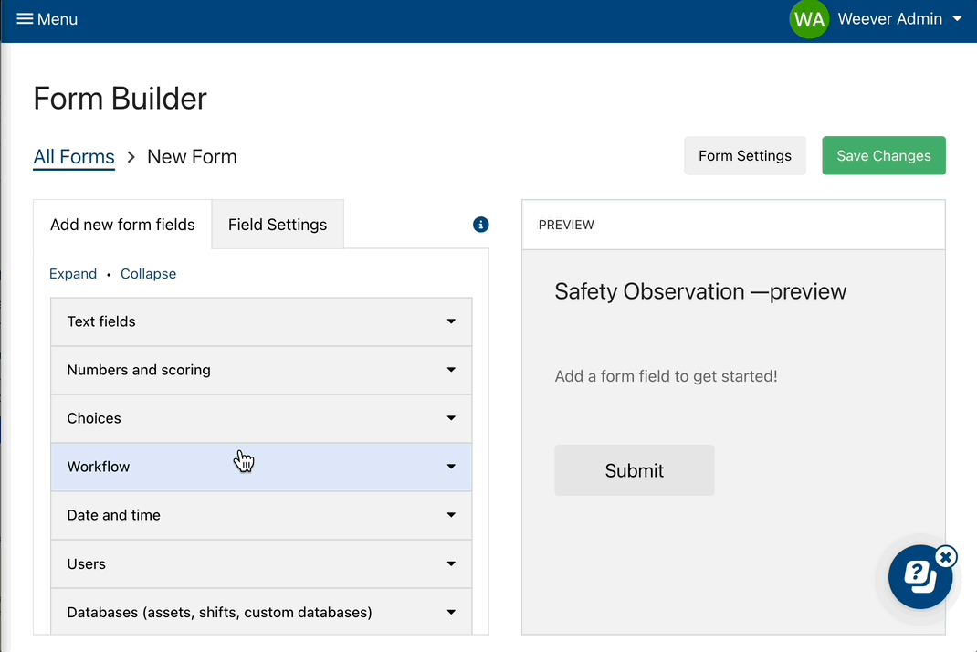 Adding Form Fields