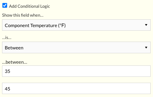 Conditional Number Between