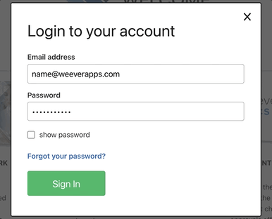 Forgot password