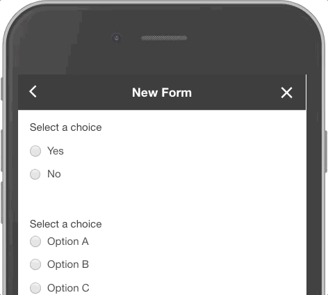 How do each of the multiple choice fields work?