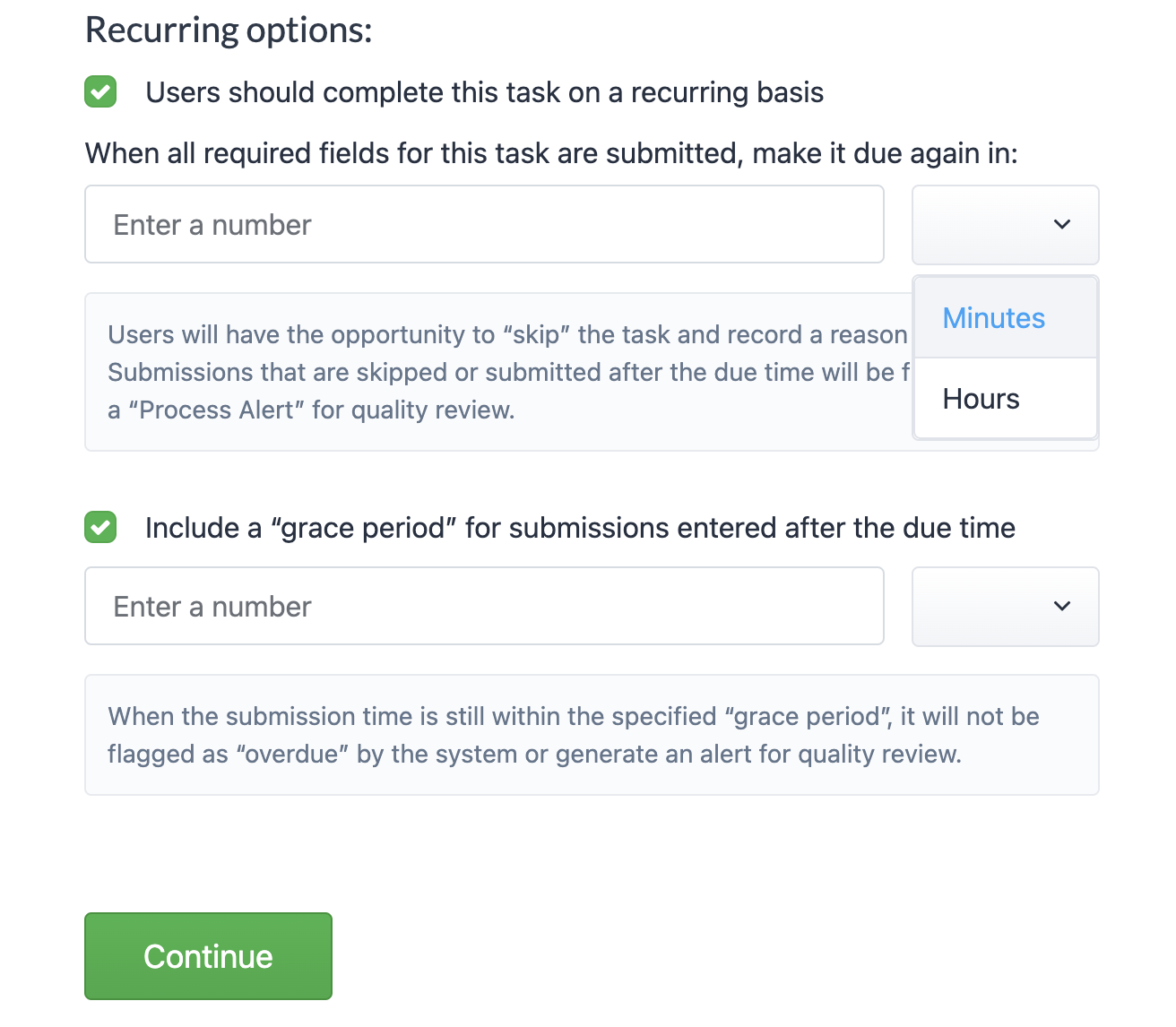 How to add Recurring Tasks to your Process Template